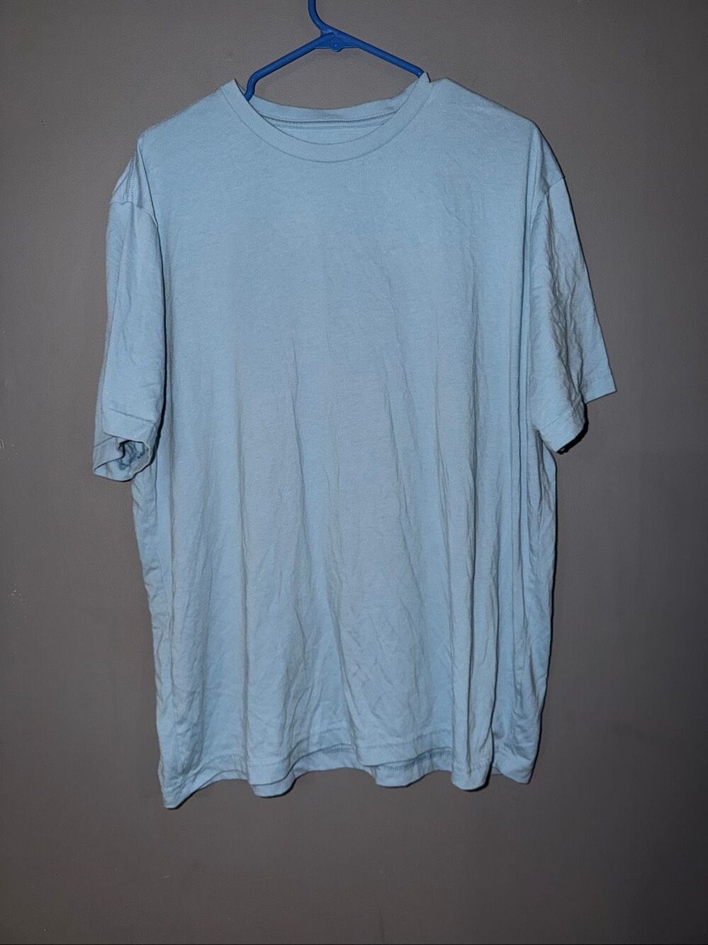 George Light Blue Short Sleeve Top Size XL